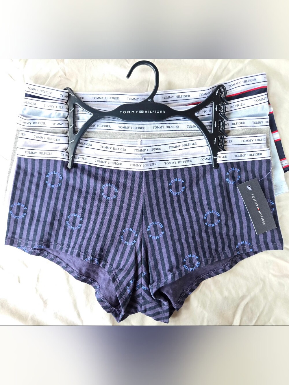 NWT Tommy Hilfiger Women’s Cotton Stretch Boyshort Underwear Multipack - Size XL